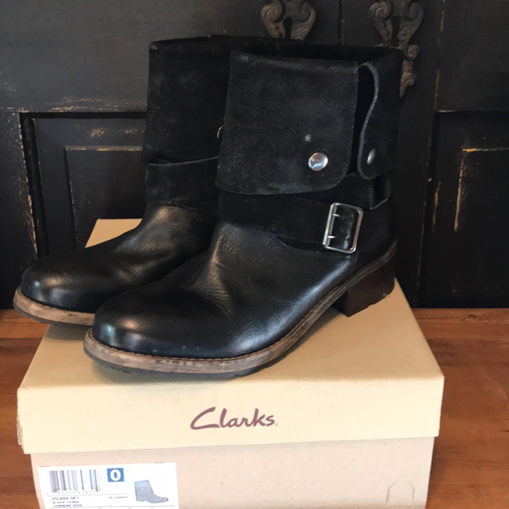 Clark’s Volara Sky Boots 9.5 Black